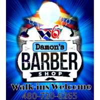 Damon’s Barber & Beauty Shop Logo