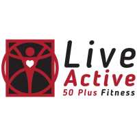 Live Active 50 Plus Fitness Logo