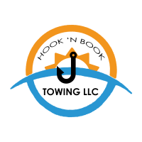 Hook N Book Towing Logo