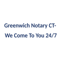 Greenwich CT Notary, Apostille, and Document Services - We Come To Your Location 24/7 Logo