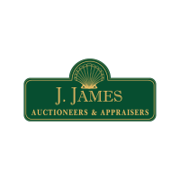 J. James Auctioneers & Appraisers Logo