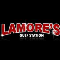 Lamore's Gulf Station Logo