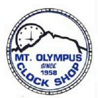 Mt Olympus Clock Shop Logo