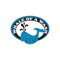 Whale of a Wash Laundry Delivery Logo