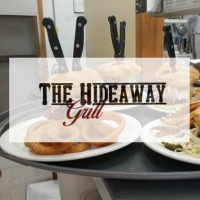 The Hideaway Grill Logo