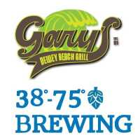 Gary's Dewey Beach Grill / 38Â° -75Â° Brewing Logo