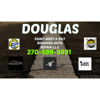 Douglas paint body & 24/7 Roadside Repair Logo