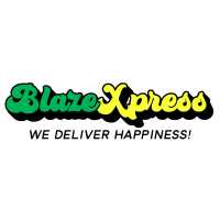 BlazeXpress Delivery Dispensary Cannabis Weed Marijuana Logo