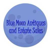 Blue Moon Antiques And Estate Sales Logo