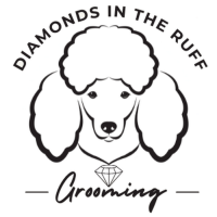 Diamonds in the Ruff Grooming Logo