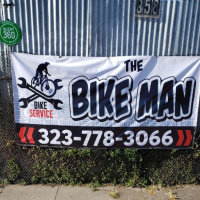 The Bike Man at Bike Service and Repair Logo
