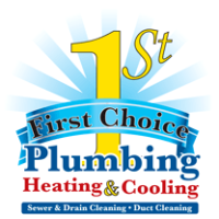 1st Choice Plumbing Heating and Air Conditioning Logo