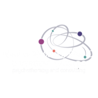 Rachel Robbins, Psy.D. Divergent Worlds Psychotherapy and Consulting Logo