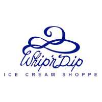 Whip'n Dip Ice Cream Shop Logo