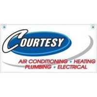 Courtesy Plumbing Heating and Air Conditioning Logo