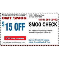 OWT Smog Check Logo