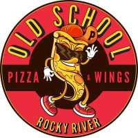 Old School Pizza & Wings by Rocky River Logo