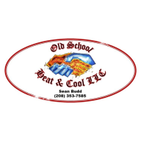 Old School Heat & Cool Locally Owned & Operated Logo