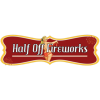 Half off Fireworks- New Braunfels Logo