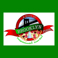 A Slice of Brooklyn Pizza Logo