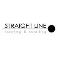 Straight Line Sawing & Sealing Logo
