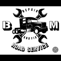 BM ROAD SERVICE SEMI & TRUCK &TRAILER REPAIR & TIRES REPAIR Logo