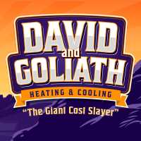 David & Goliath HVAC Logo