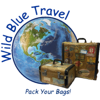 Wild Blue Travel Logo
