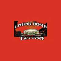 Color Bomb Tattoo and Body Piercing Logo