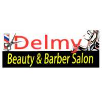 Delmy Beauty and Barber Salon Logo