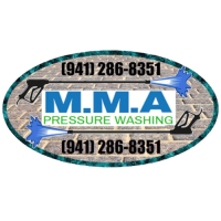 M.M.A Pressure Washing Logo