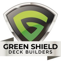 Green Shield Deck Builders Logo