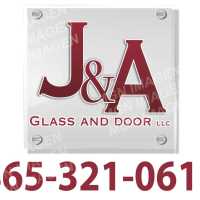 J & A Glass, Inc. Logo