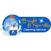 Bright & Sparkly Cleaning Service Logo