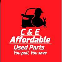 C & E Affordable Used Parts Logo