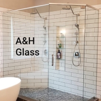A&H Glass & Mirrors Logo