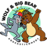 Wolf & Big Bear Comedy Podcast Logo