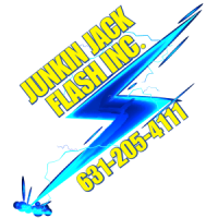 Junkin Jack Flash Inc. Junk & Trash Removal Tulsa Oklahoma Logo