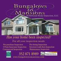 Bungalows to Mansions Professional Inspection Services, LLC Logo