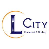 L City Restaurant and Drinkery Logo