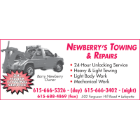 Newberry's Towing & Repairs Logo