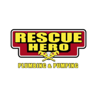 Rescue Hero Plumbing & Pumping Logo