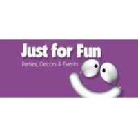 Just For Fun Yard Cards and Balloons Logo