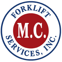 M. C. Forklift Logo