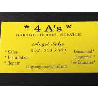 4As Garage Doors Service Logo