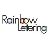 Rainbow Lettering Logo