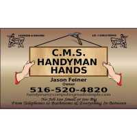 C.M.S. Handyman Hands Logo