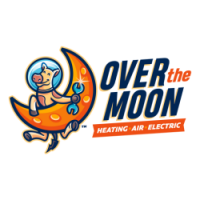 Over the Moon Heating & AC Repair Logo