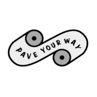 Pave Your Way Blacktop by Mazzoli, Inc. Logo