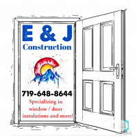 E&J Construction/ Door Installations Logo